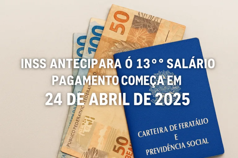 INSS Antecipará o 13º Salário em 2025: Veja Quem Tem Direito, Calendário de Pagamento e Como Consultar 3 INSS Antecipara o 13o Salario em 2025