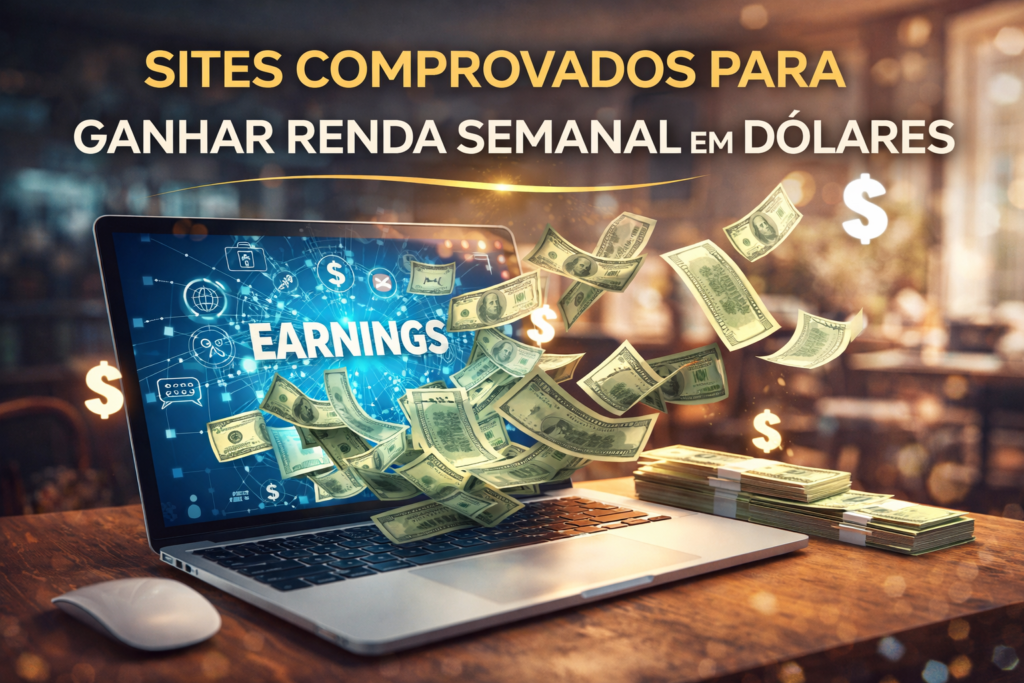 Sites comprovados para ganhar renda semanal em dólares