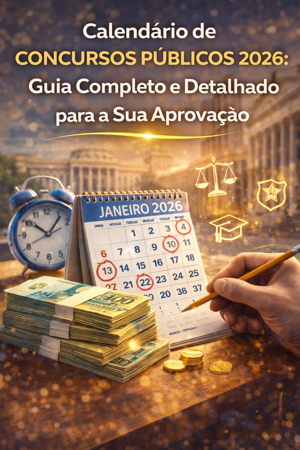 Calendário de Concursos Públicos 2026: Guia Completo e Detalhado para a Sua Aprovação