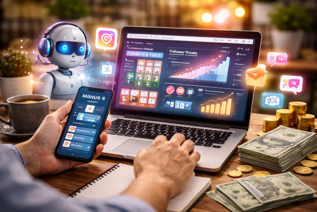 Como Usar o Manus IA para Automatizar seu Instagram e Ganhar Dinheiro