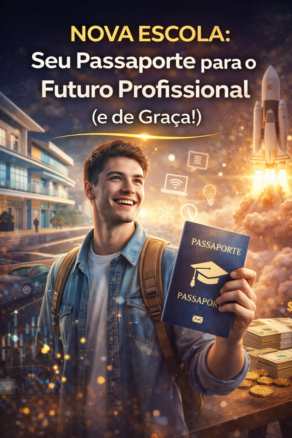 Nova Escola: Seu Passaporte para o Futuro Profissional (e de Graça!)