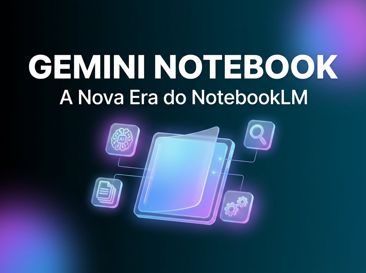 Gemini Notebook: o Novo NotebookLM do Google Que Está Mudando a Forma de Estudar, Criar e Trabalhar