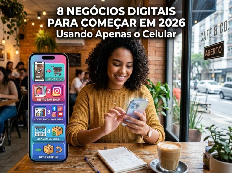 negócios digitais para começar em 2026