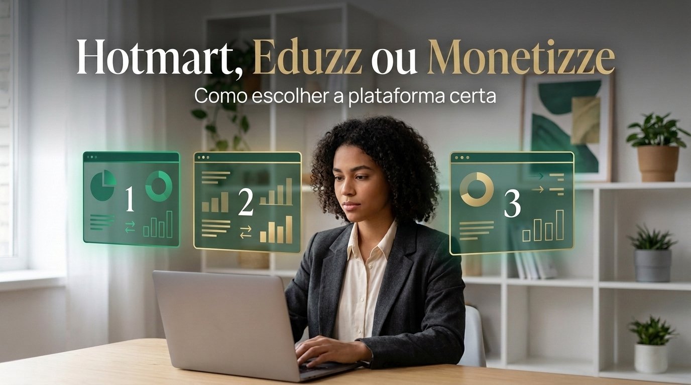 Hotmart Eduzz ou Monetizze qual escolher